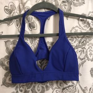 Lululemon blue sports bra
